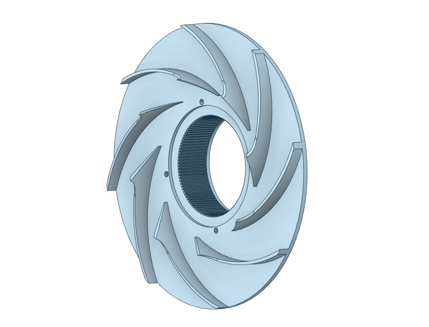 泵三维模型13:涡轮泵